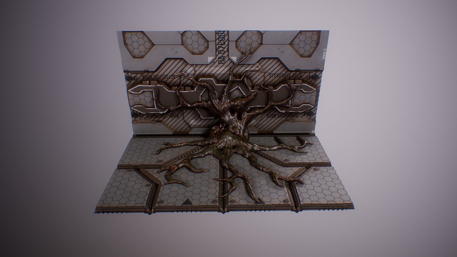 Ultimate Gore 2 - PBR Organic Growth Low-poly 3D model_8