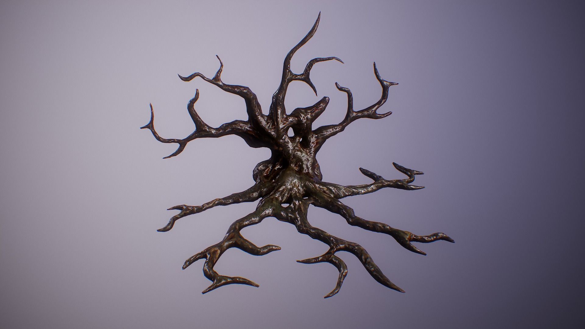 Ultimate Gore 2 - PBR Organic Growth Low-poly 3D model_7