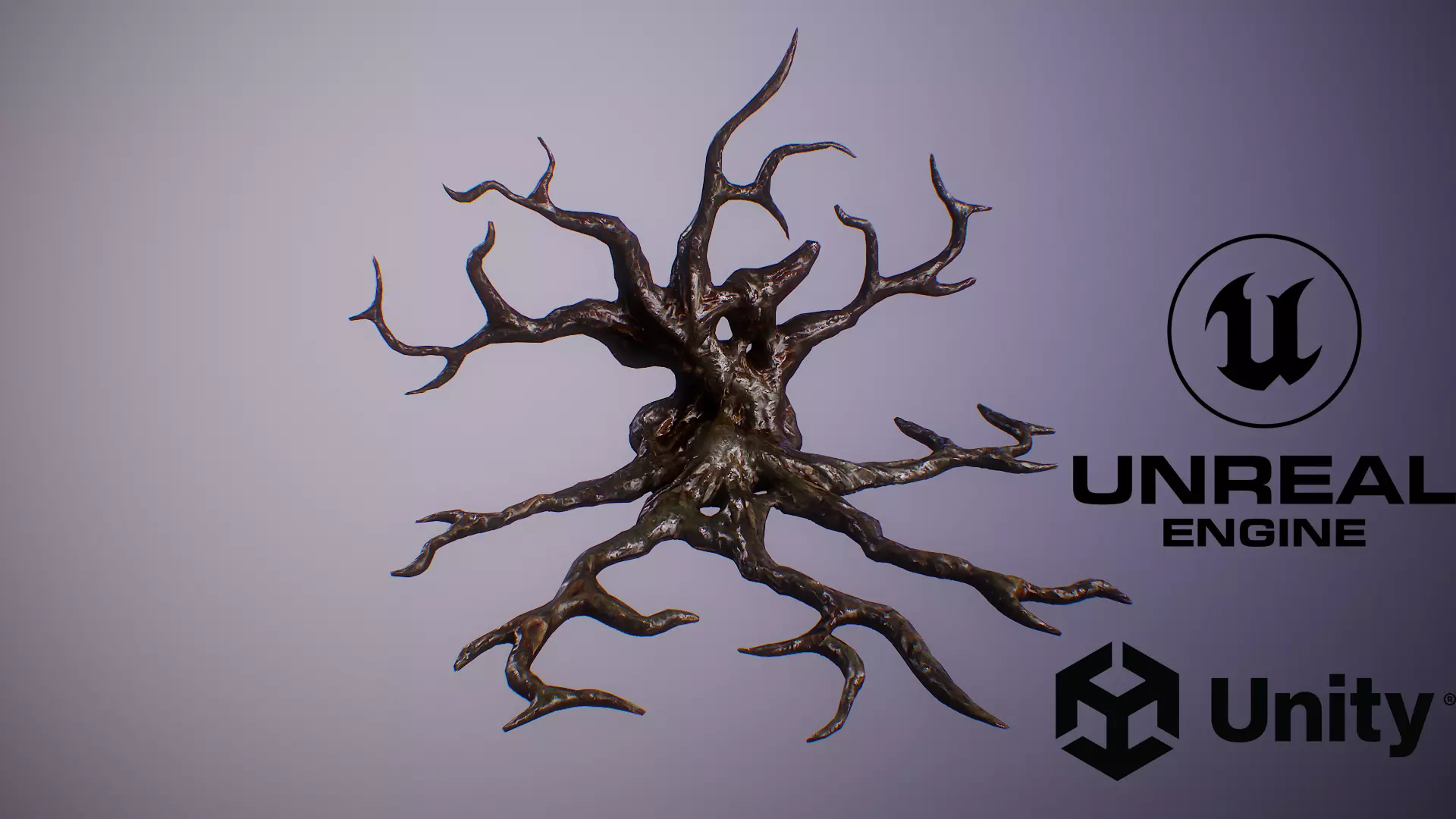 Ultimate Gore 2 - PBR Organic Growth Low-poly 3D model_0