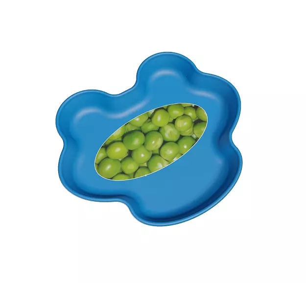 Classic Food Plate Low-poly 3D model