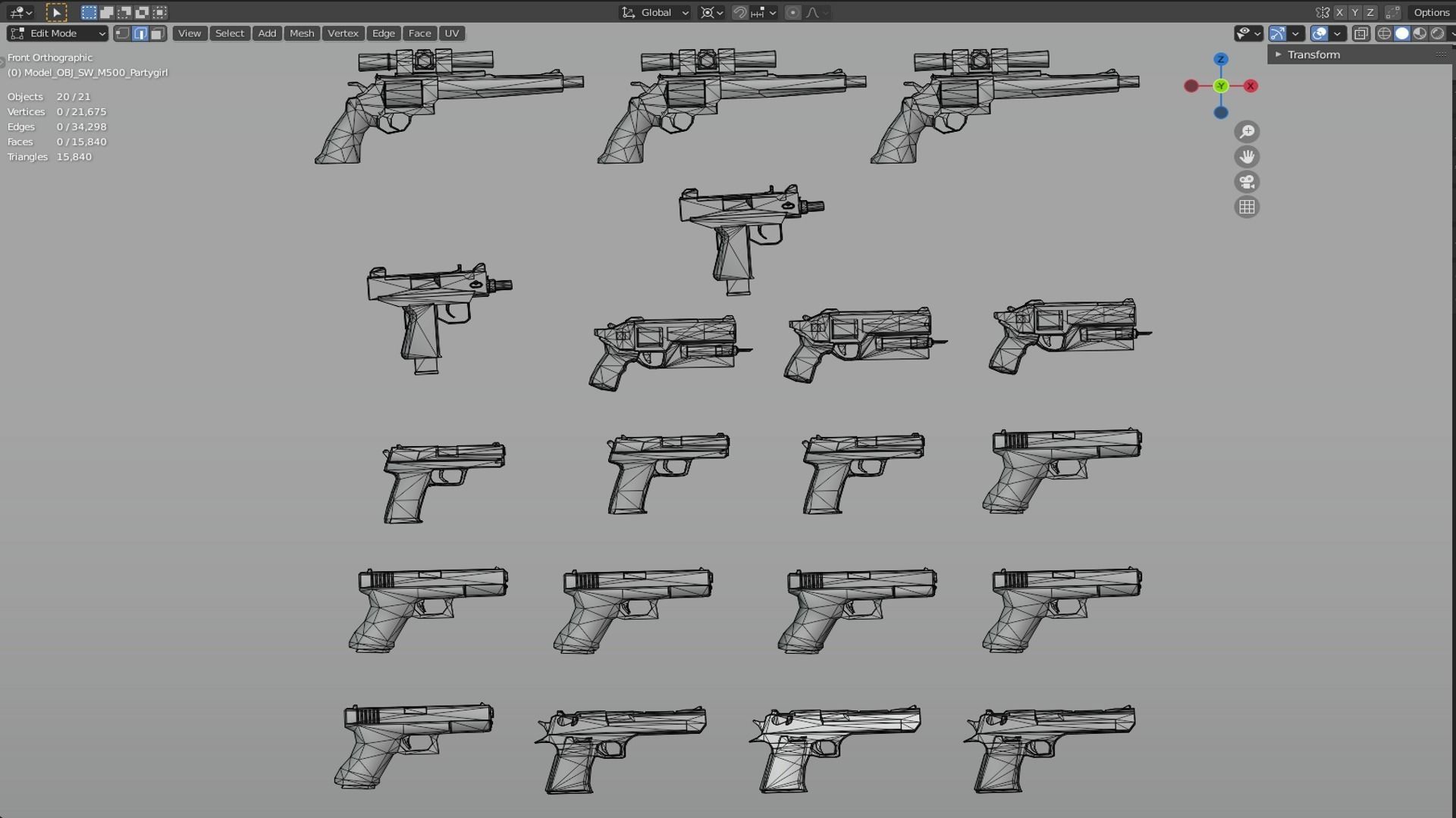 Eagle G18 M500 SW Rifle Game Weapon 20x 3D model_3