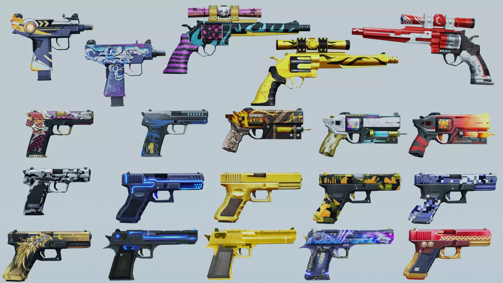 Eagle G18 M500 SW Rifle Game Weapon 20x 3D model_0