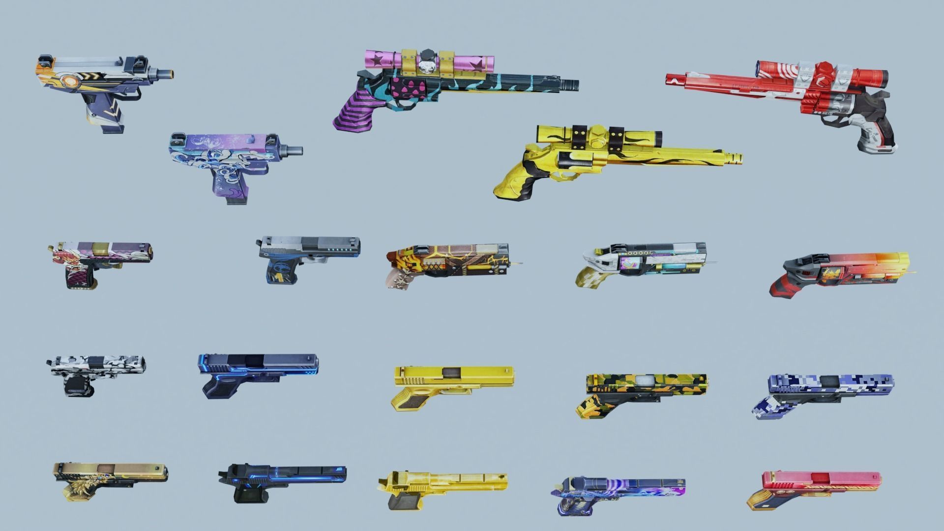 Eagle G18 M500 SW Rifle Game Weapon 20x 3D model_1