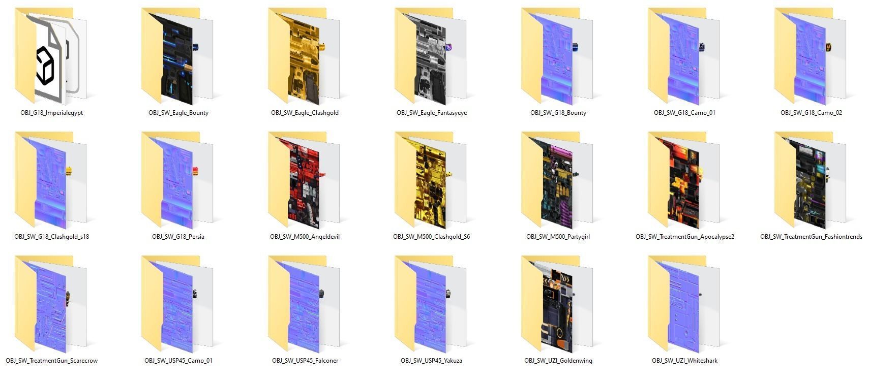 Eagle G18 M500 SW Rifle Game Weapon 20x 3D model_37