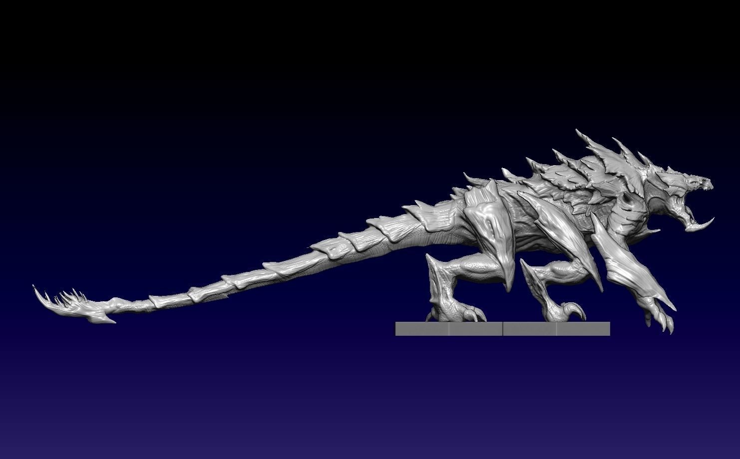 pacific rim mega kaiju 3D model_1