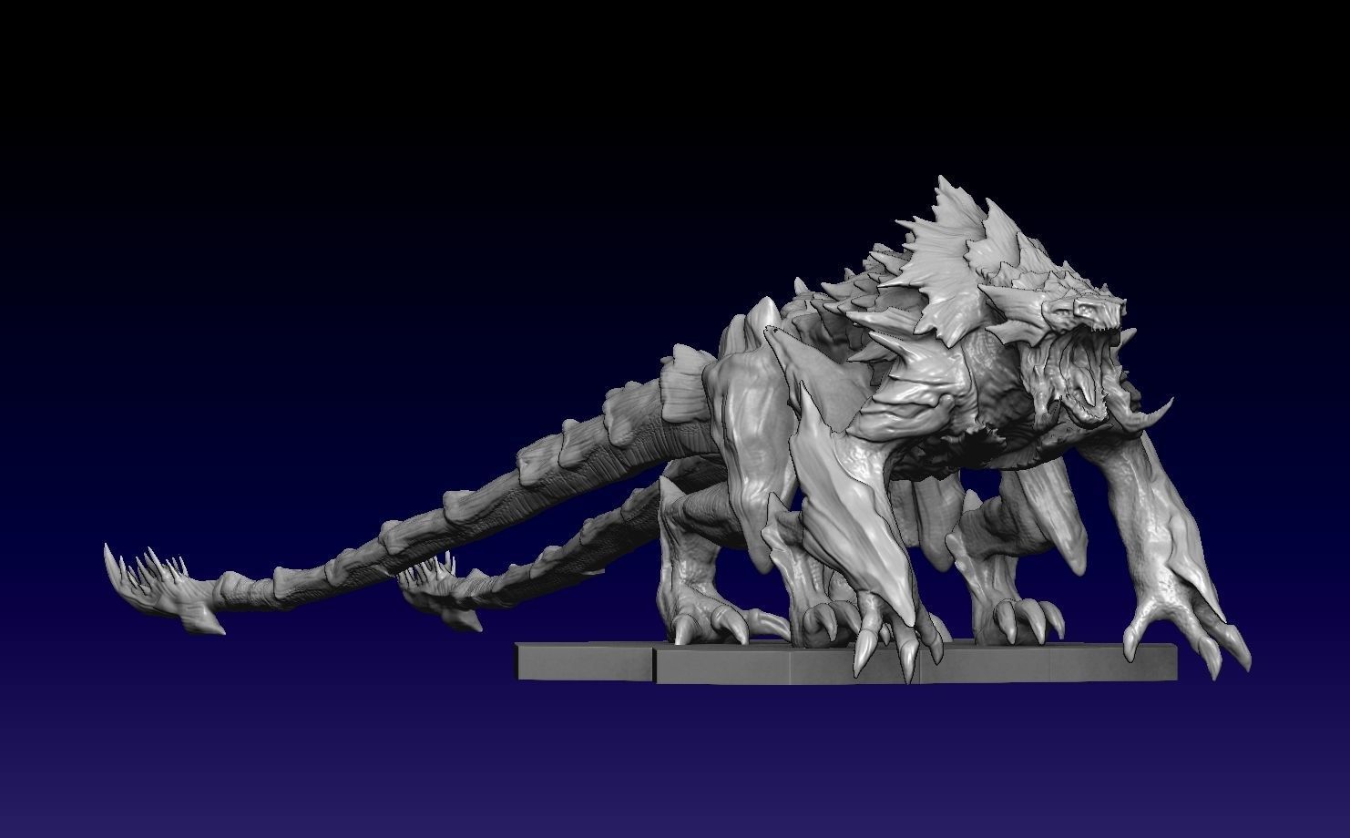 pacific rim mega kaiju 3D model_2