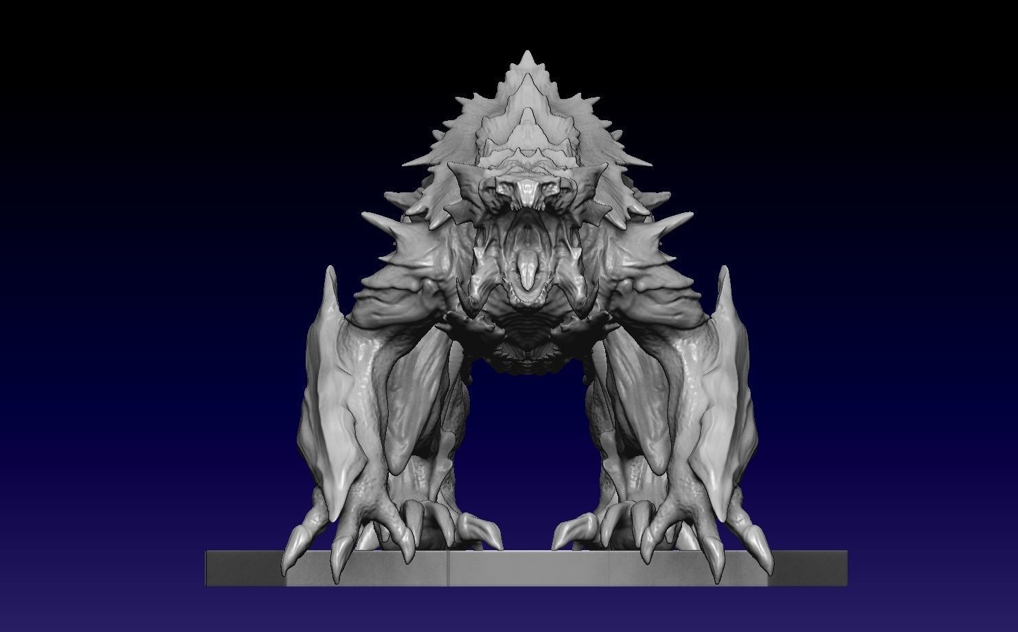 pacific rim mega kaiju 3D model_3