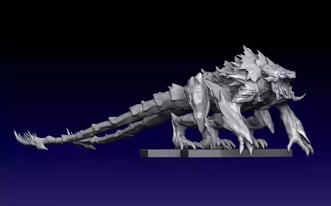 pacific rim mega kaiju 3D model