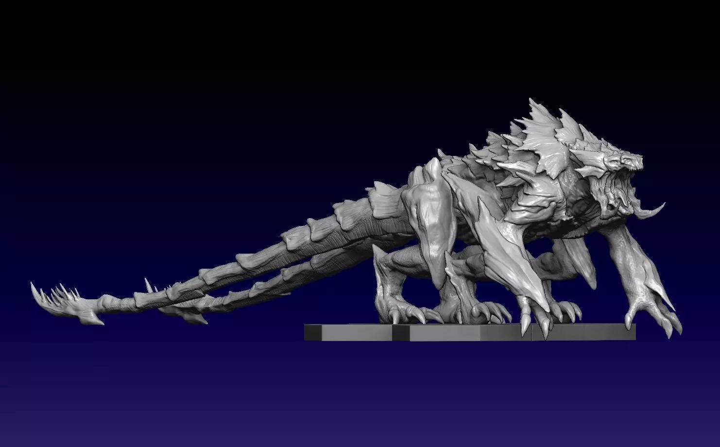 pacific rim mega kaiju 3D model_0