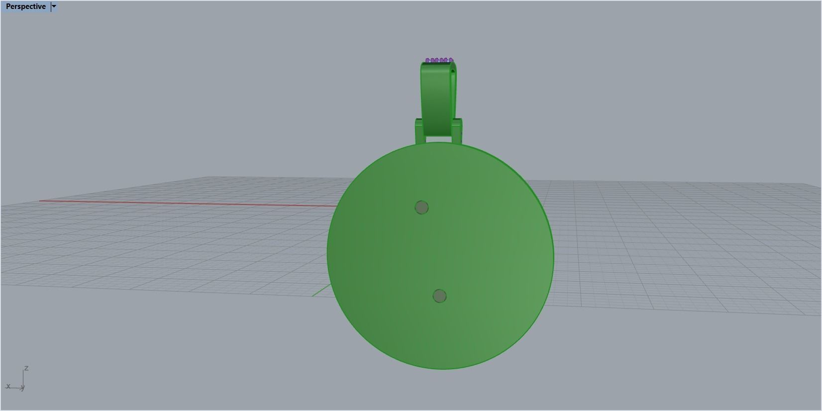 Jesus head pendant 3D print model_21