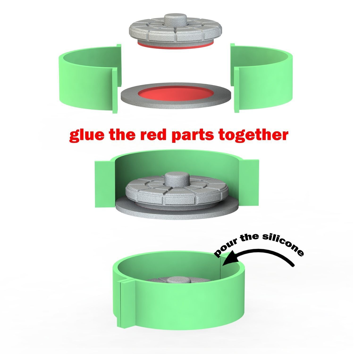 bathroom accessories for silicone mold 1-2 3D print model_6