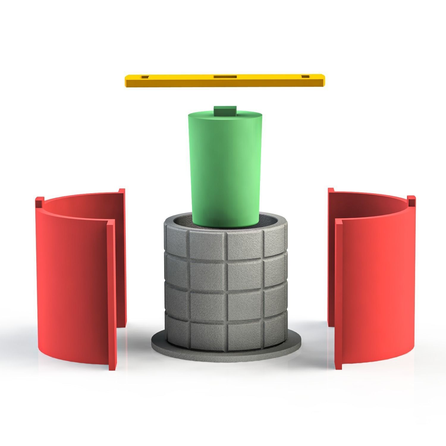 bathroom accessories for silicone mold 1-2 3D print model_4