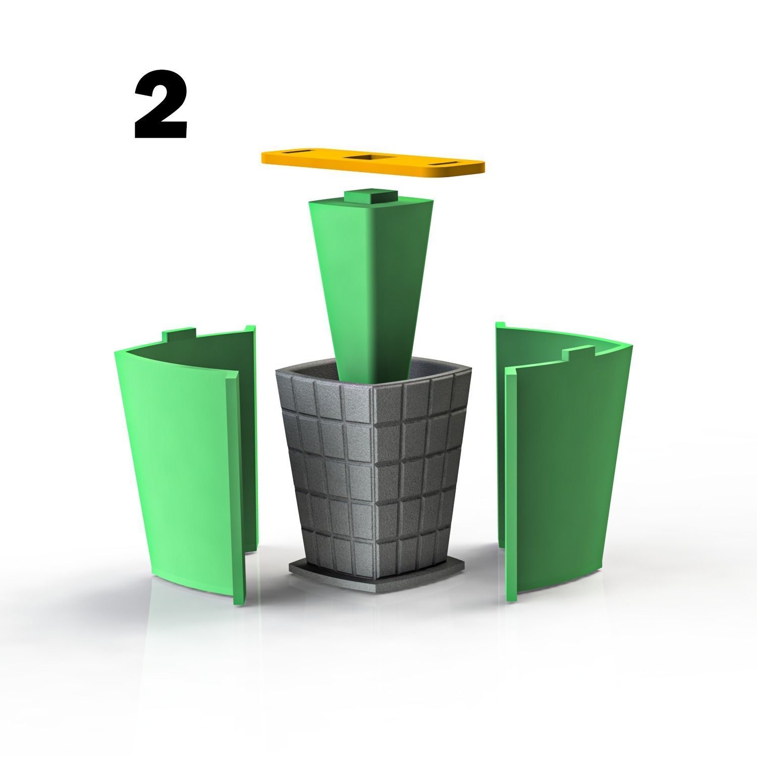 bathroom accessories for silicone mold 1-2 3D print model_11