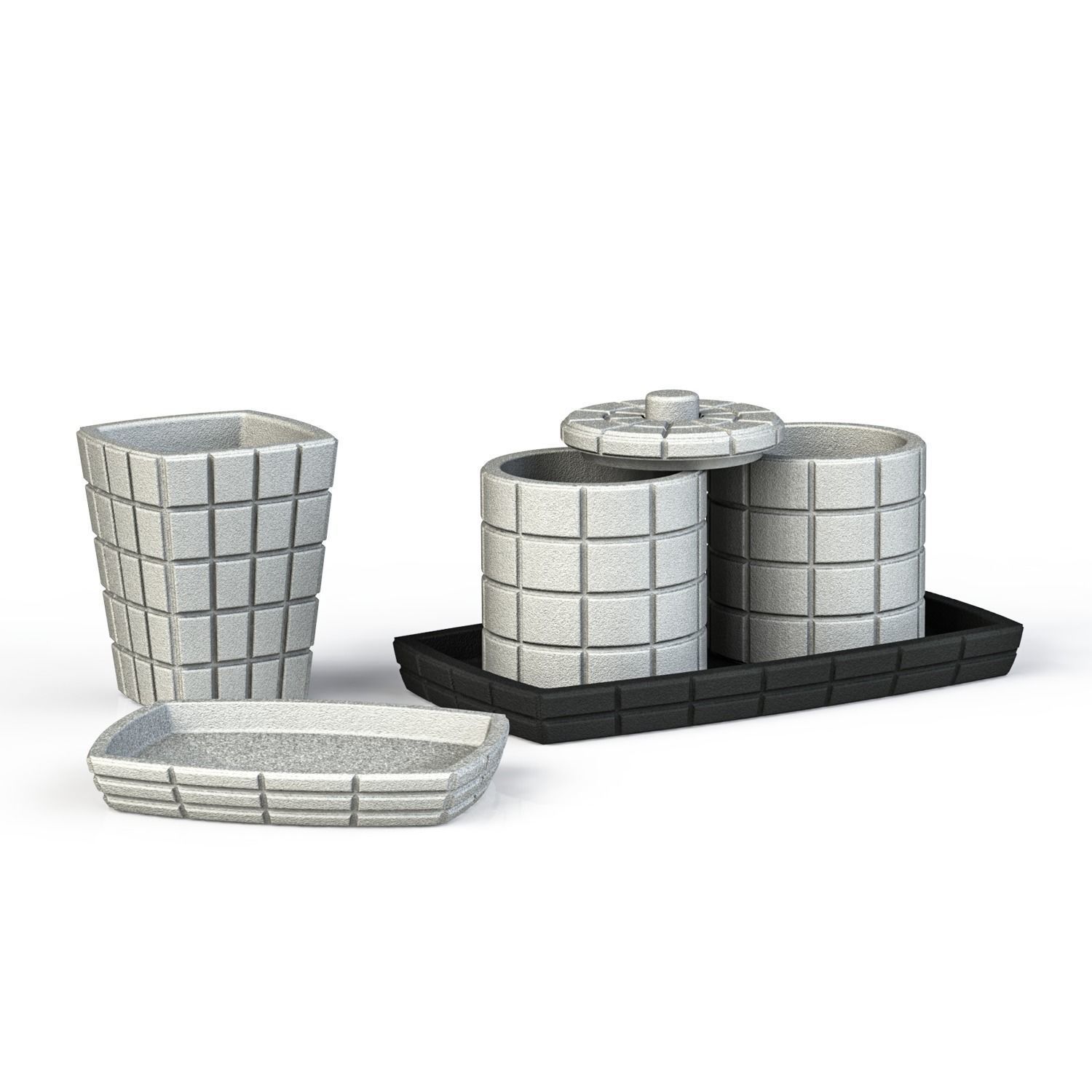 bathroom accessories for silicone mold 1-2 3D print model_1