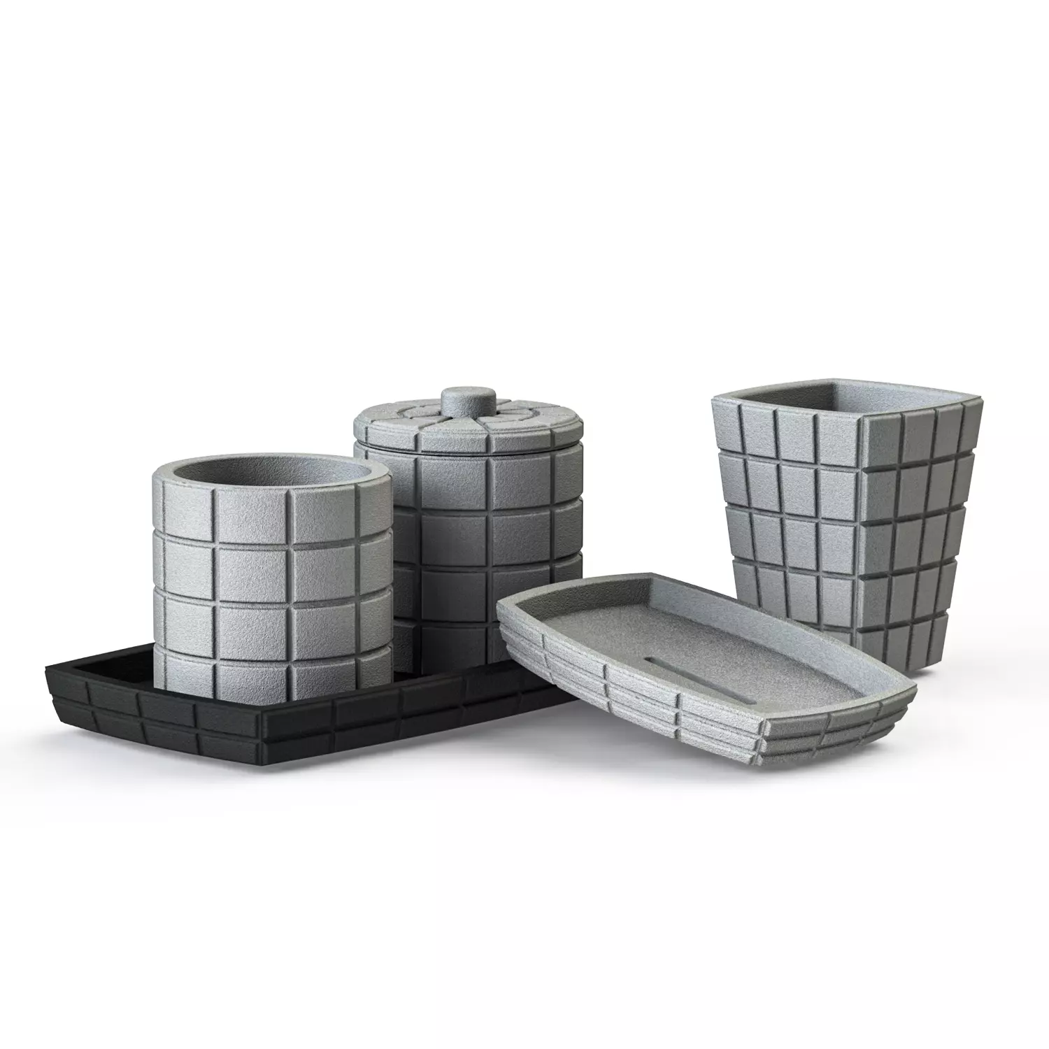 bathroom accessories for silicone mold 1-2 3D print model_0