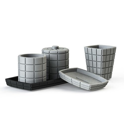 bathroom accessories for silicone mold 1-2 3D print model
