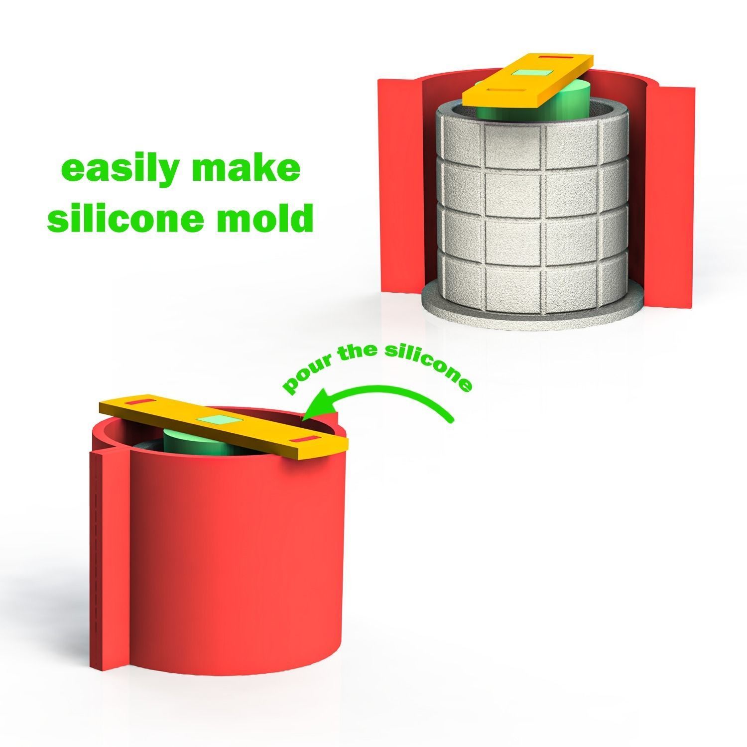 bathroom accessories for silicone mold 1-2 3D print model_5