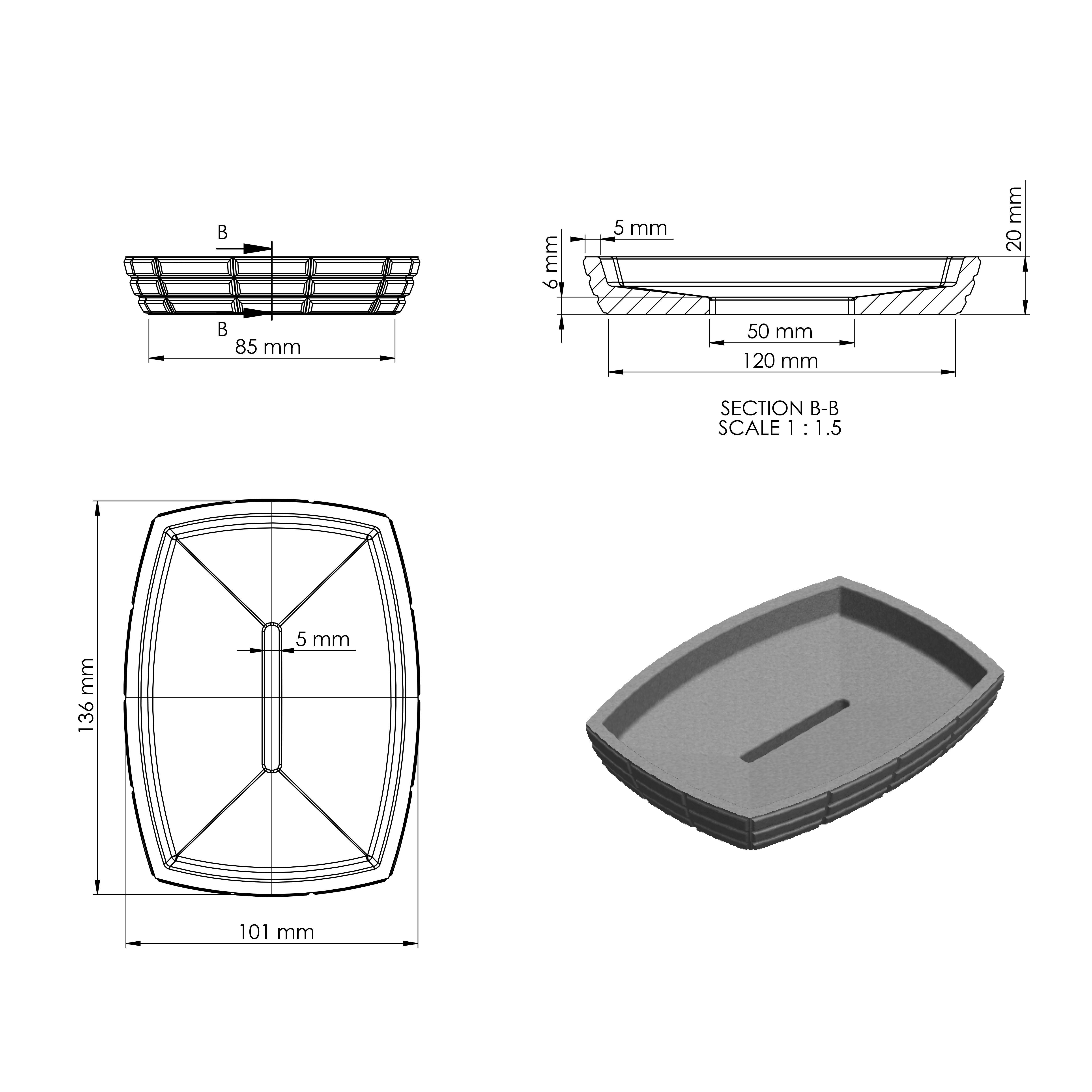 bathroom accessories for silicone mold 1-2 3D print model_15
