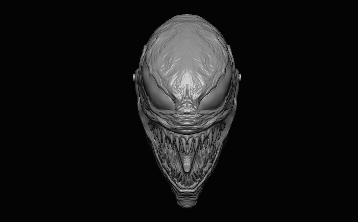 Venom wraith hand puppet model 3D model_7