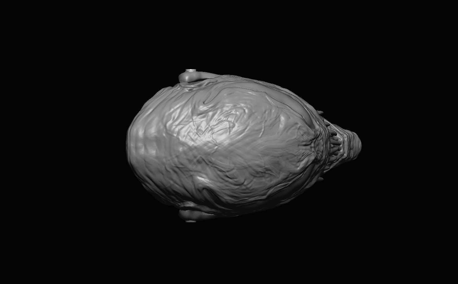 Venom wraith hand puppet model 3D model_3