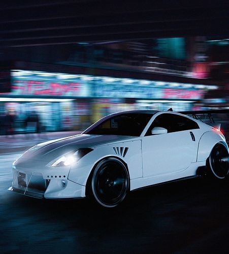 Nissan 350z - rocket bunny 3D model