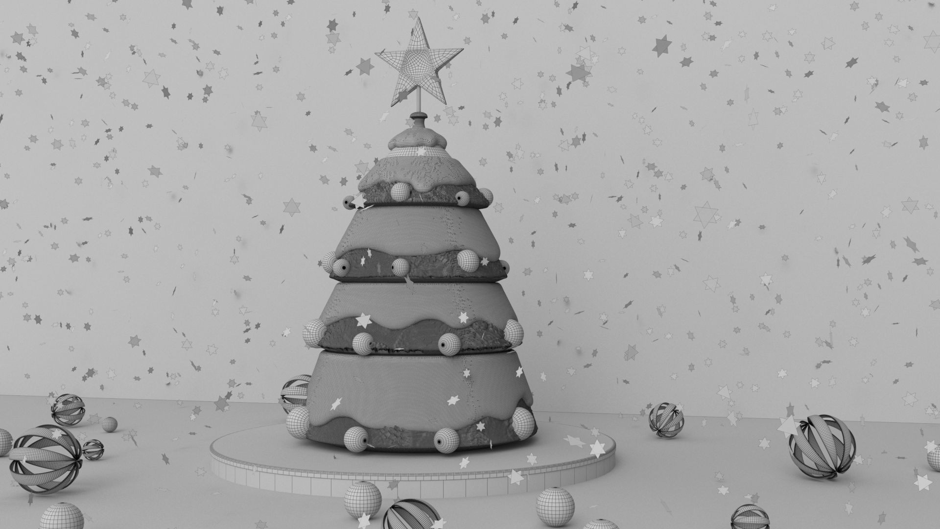 New Year 2022 3D model_3