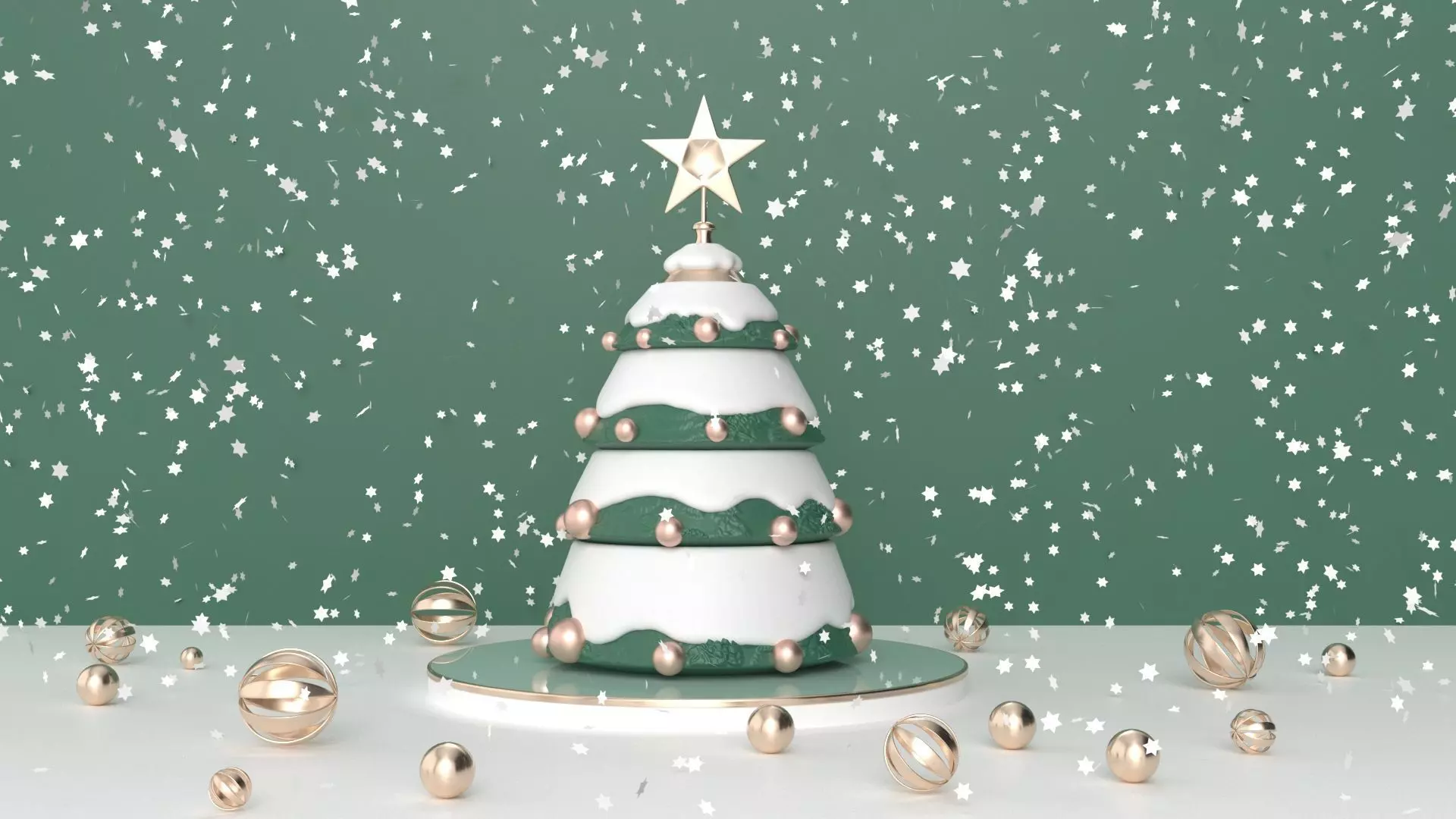 New Year 2022 3D model_0