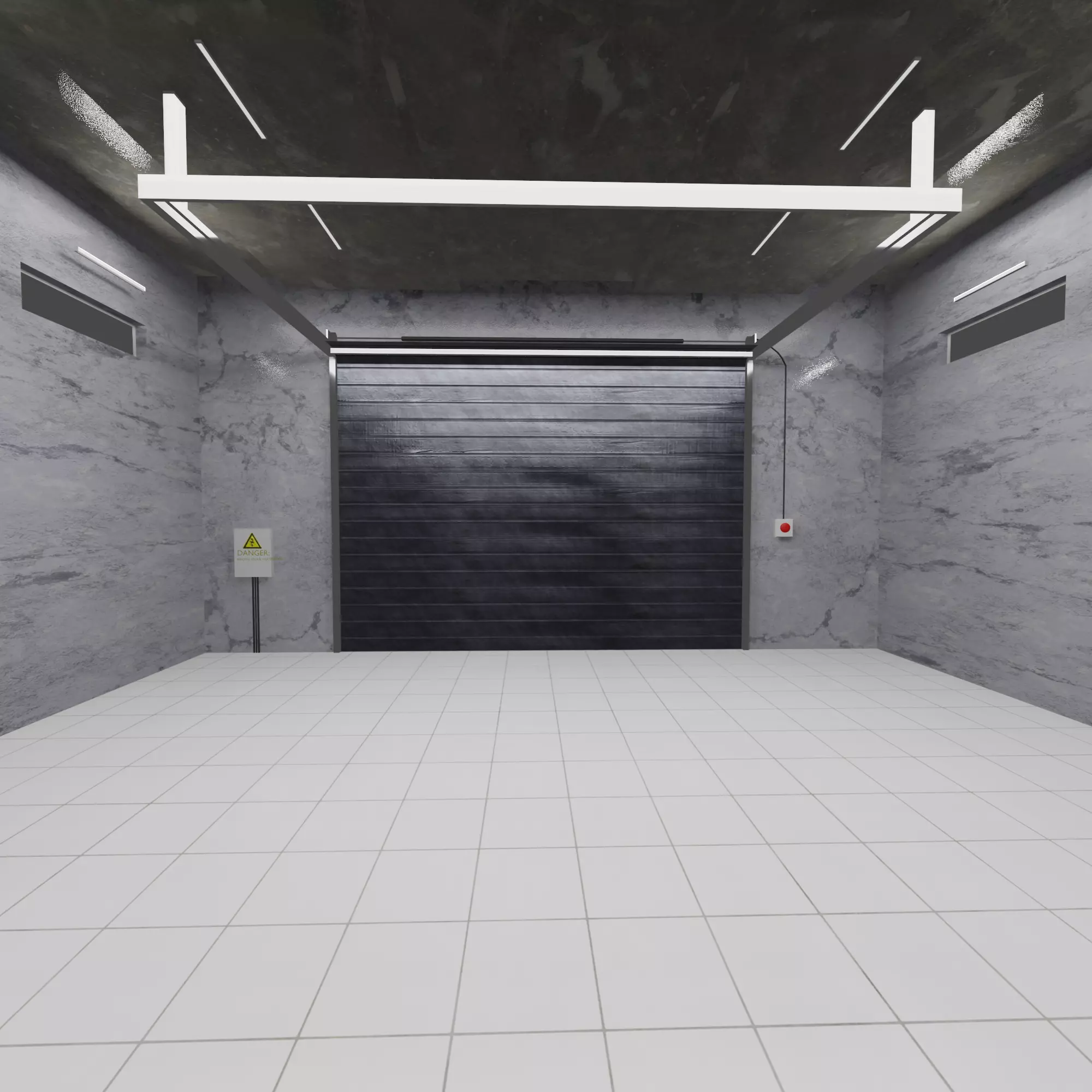 Warehouse loft 3D model_0