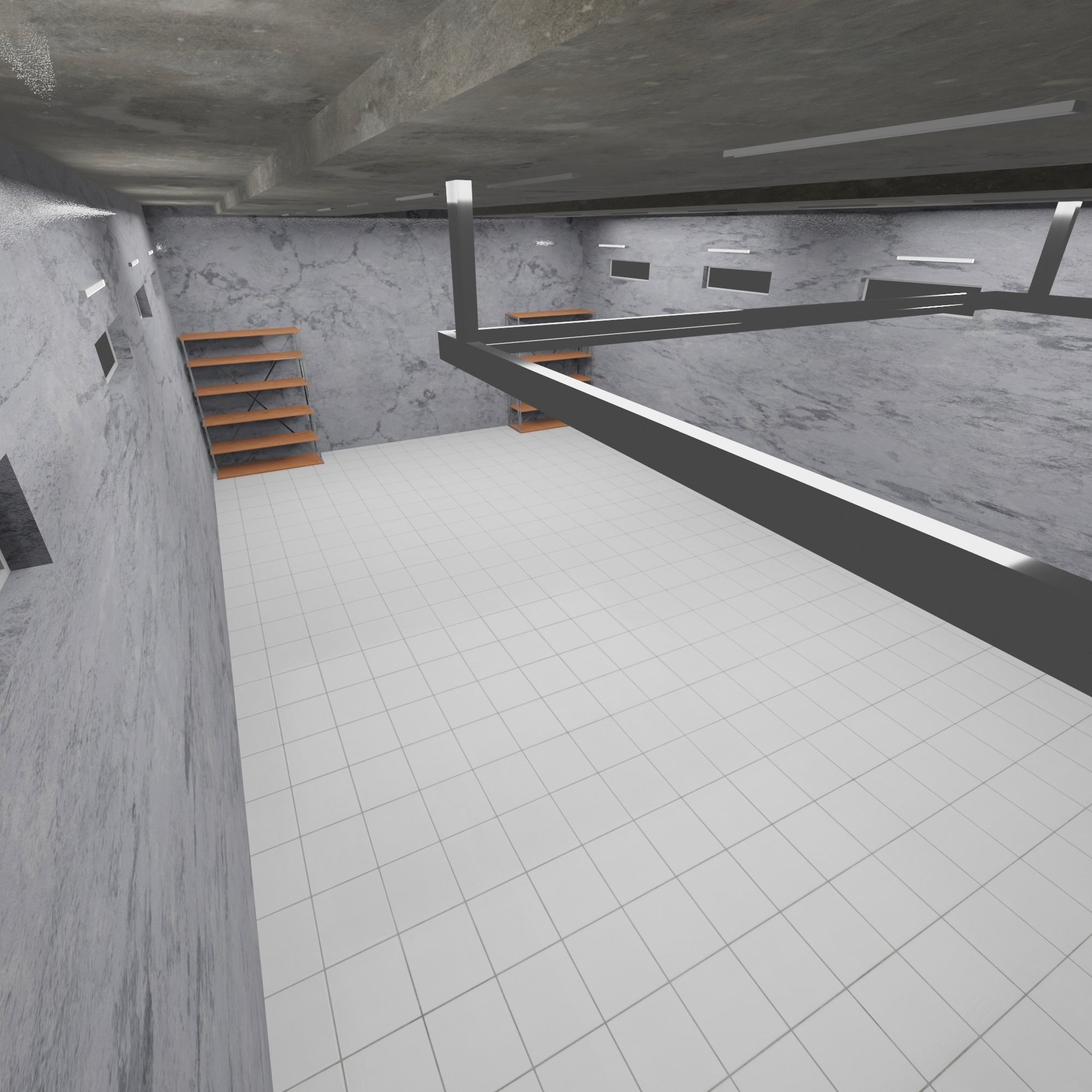 Warehouse loft 3D model_1