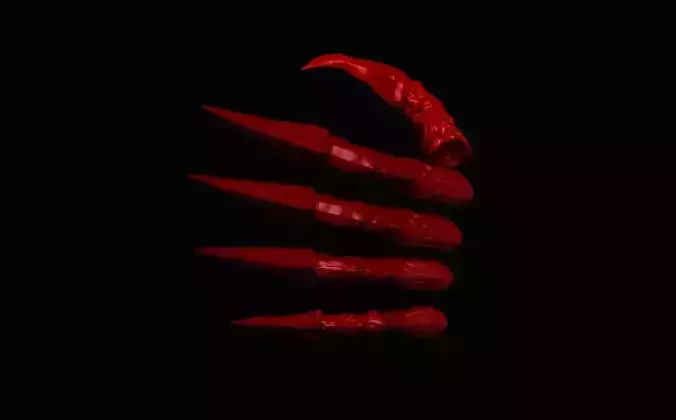 Carnage fingers for a costume