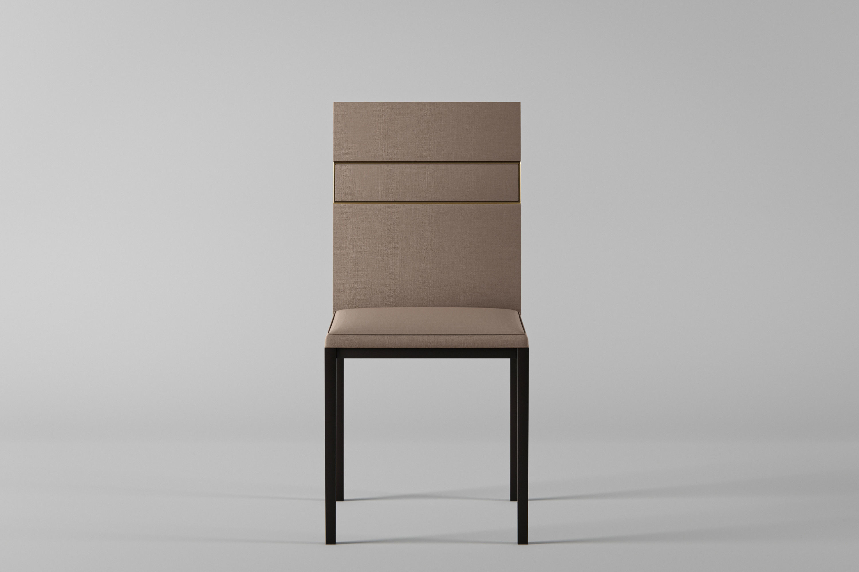 Chair dining with legs 3D model_2