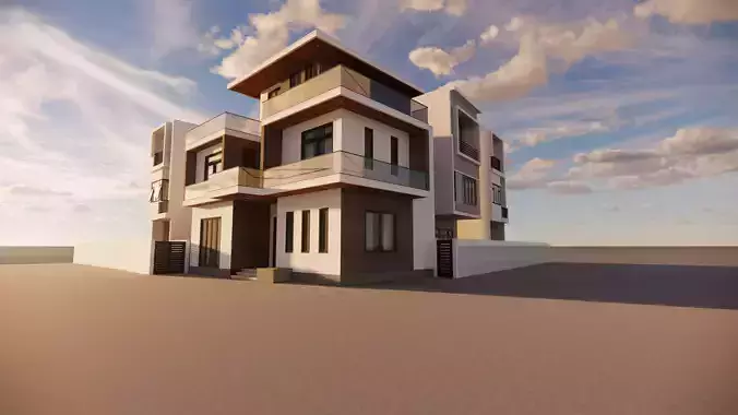 3 floor villa 