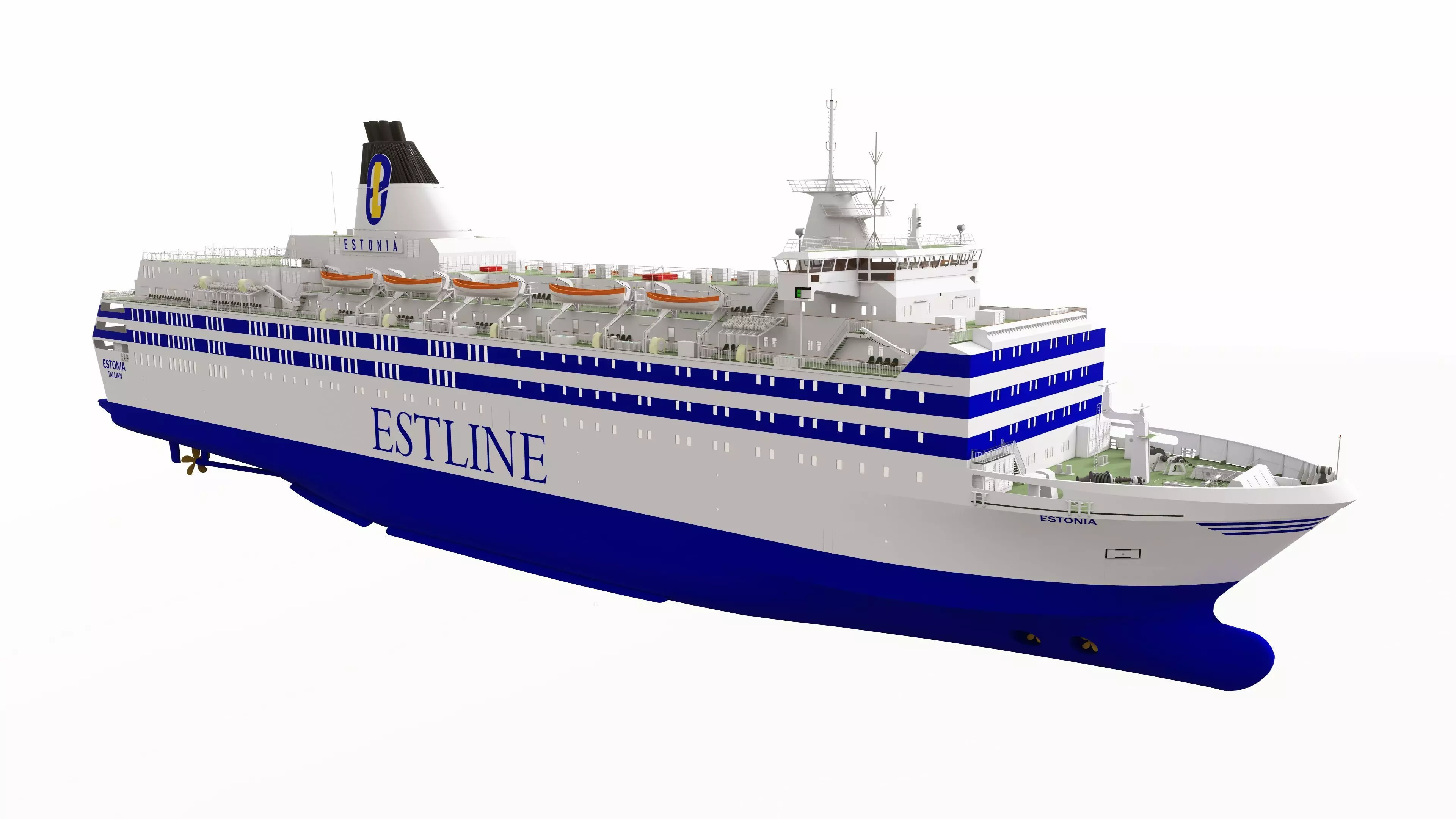 MS Estonia for SketchUp 3D model