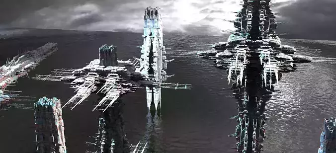 Moon base Station 5 models