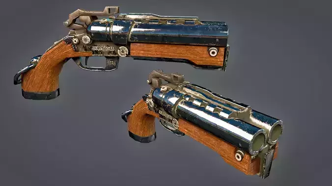 Pirate Pistol 3D model