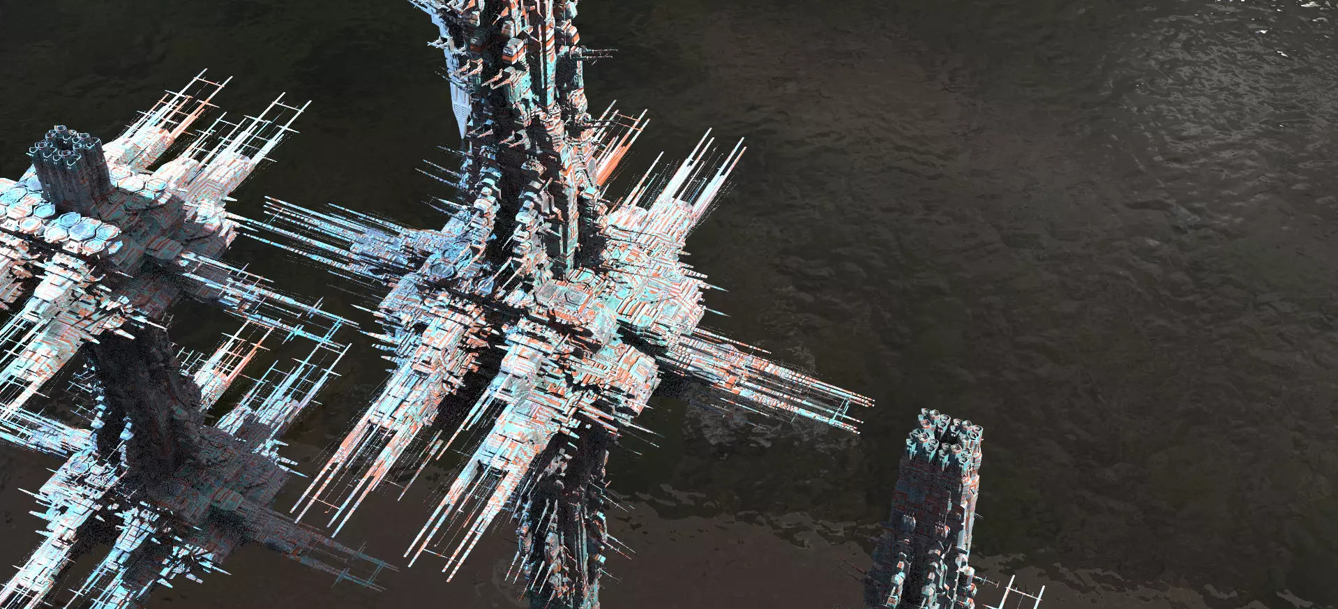 Jupiter base collection 3D model_0