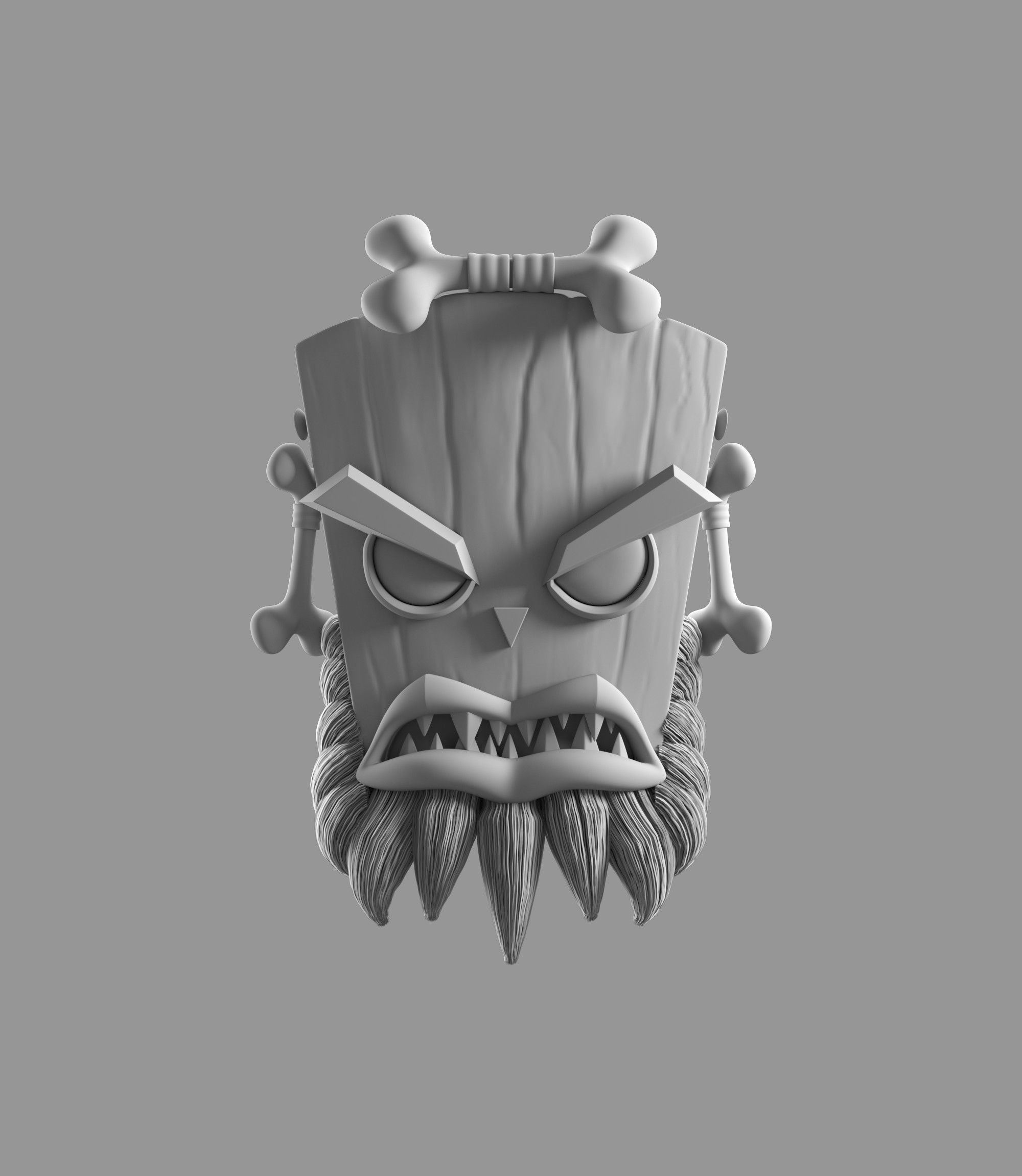 Character Uka Uka 3D model_3