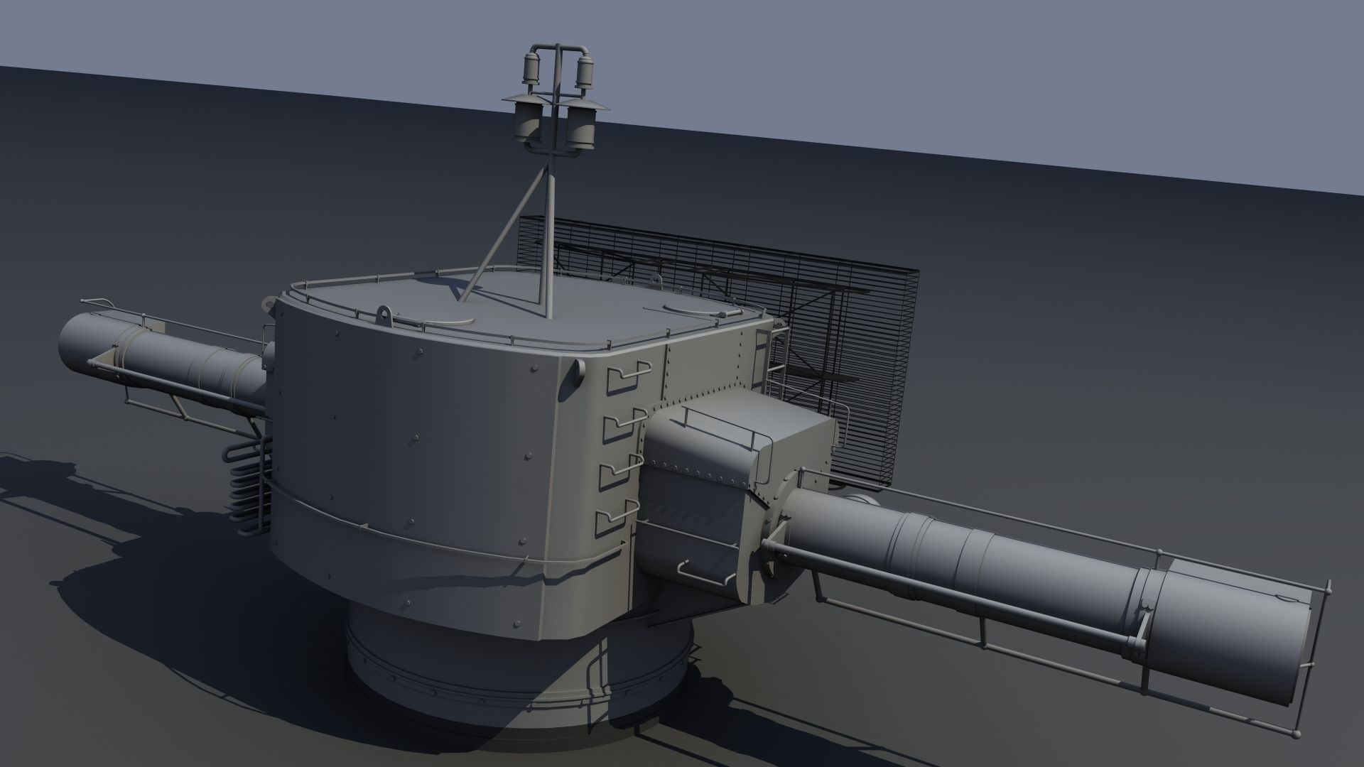 Bismarck 10m Main Rangefinders pack Free 3D model_5