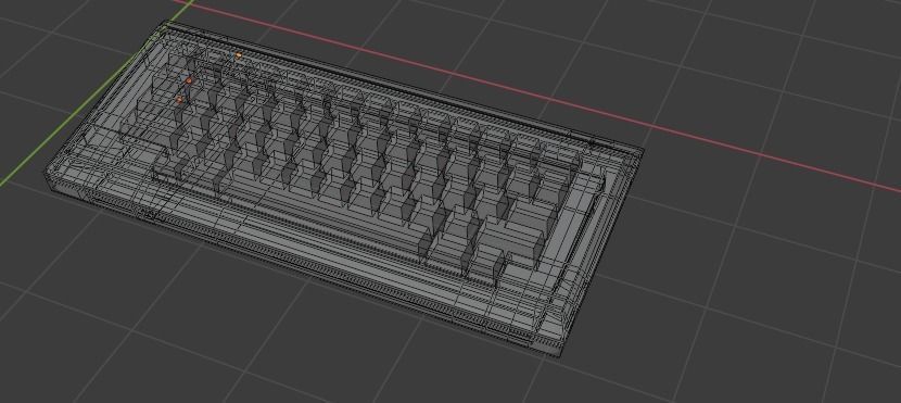Keyboard Free 3D model_6