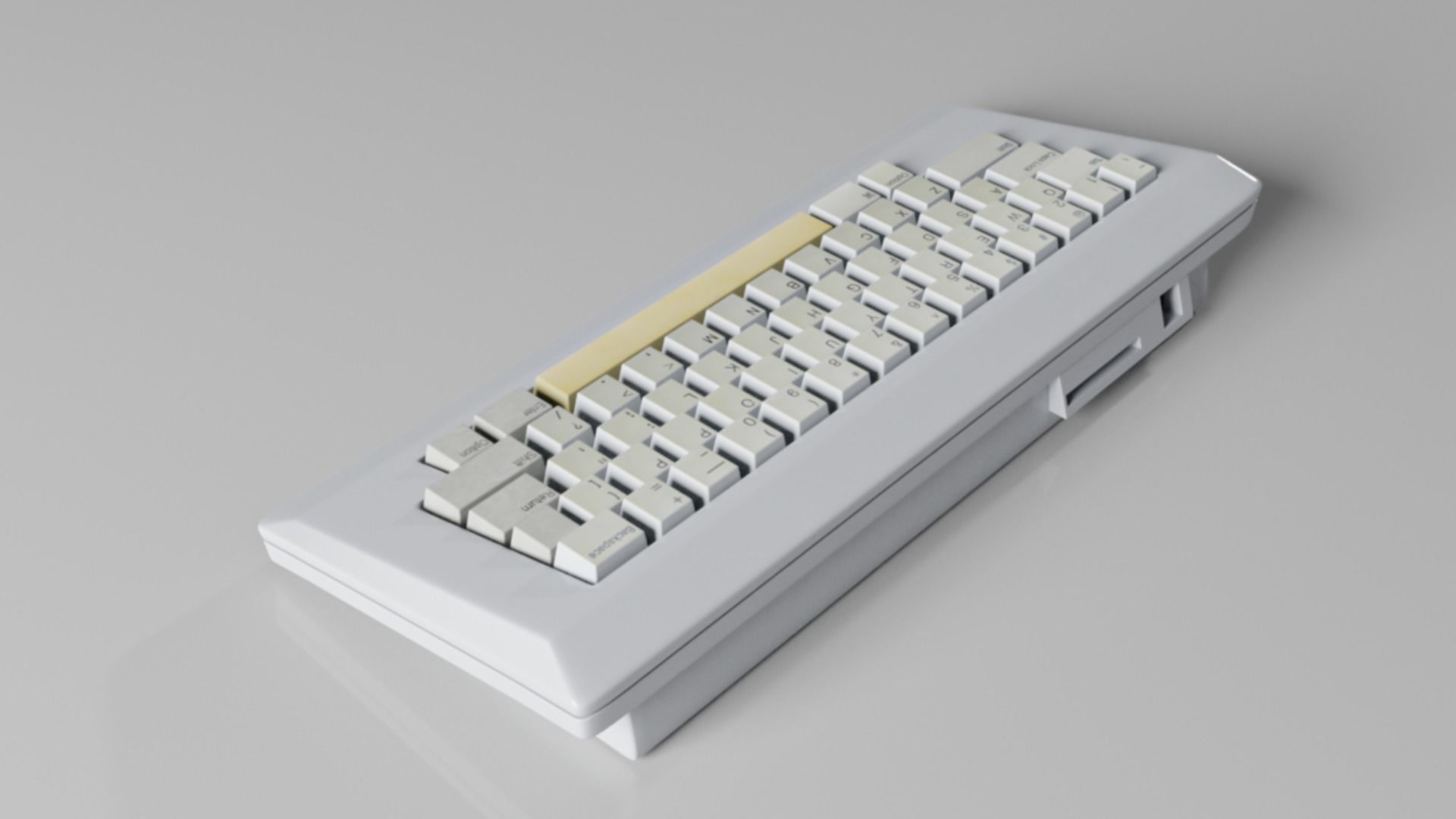 Keyboard Free 3D model_4