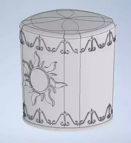 Lantern from tangled 3D print model