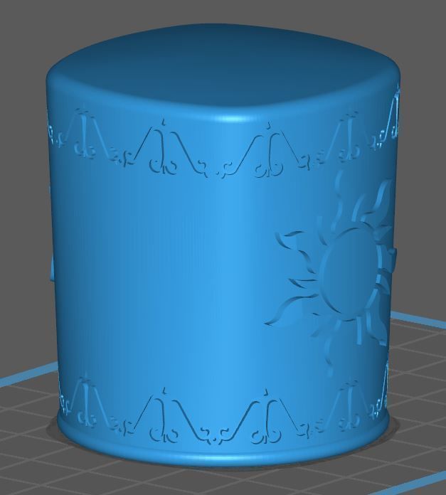 Lantern from tangled 3D print model_2