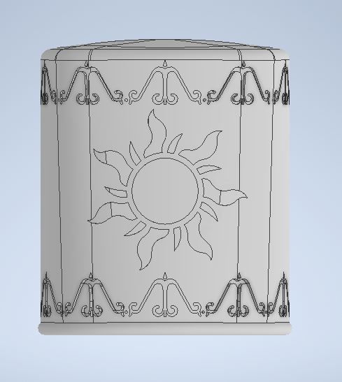 Lantern from tangled 3D print model_1