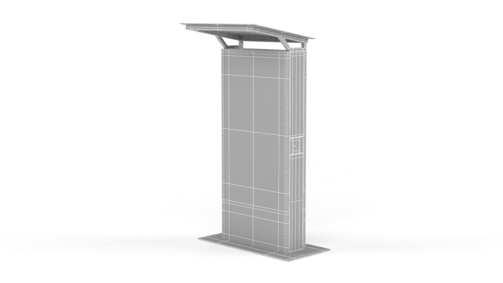 Information Kiosk 3D model_8