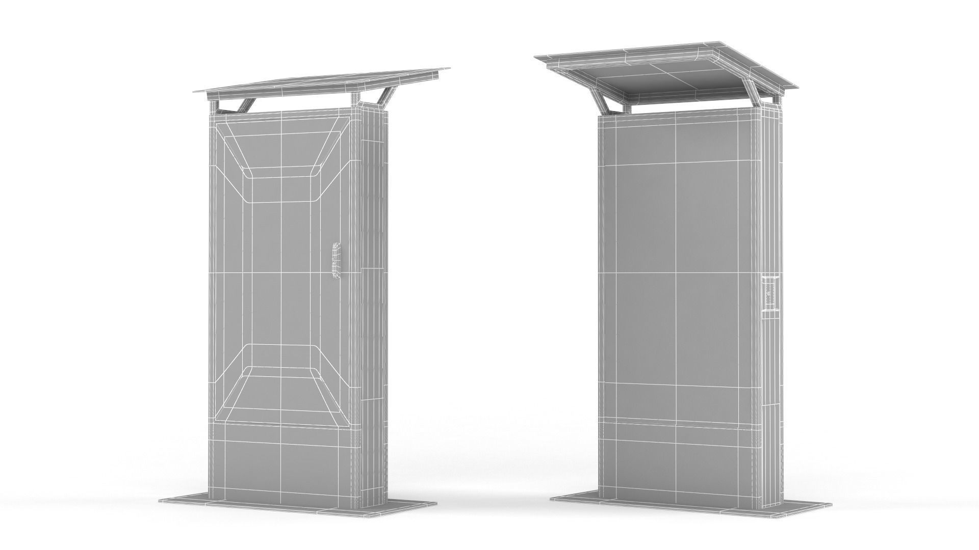 Information Kiosk 3D model_6
