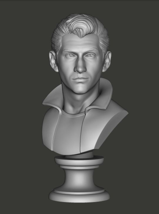 Alex Turner Bust 3D print model_6
