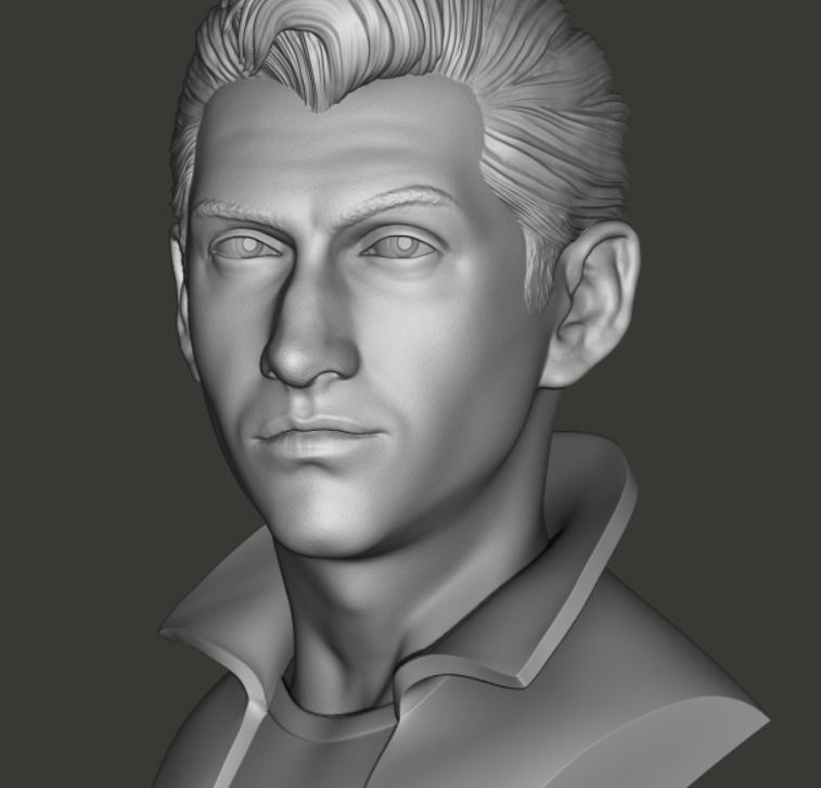Alex Turner Bust 3D print model_8