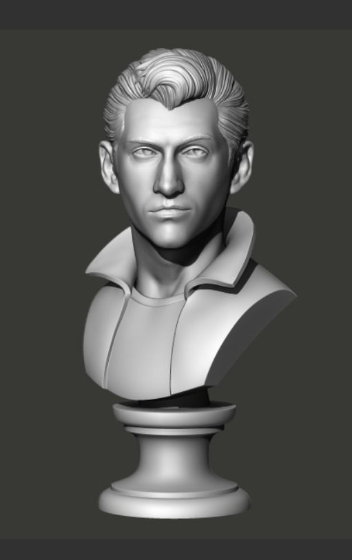Alex Turner Bust 3D print model_3