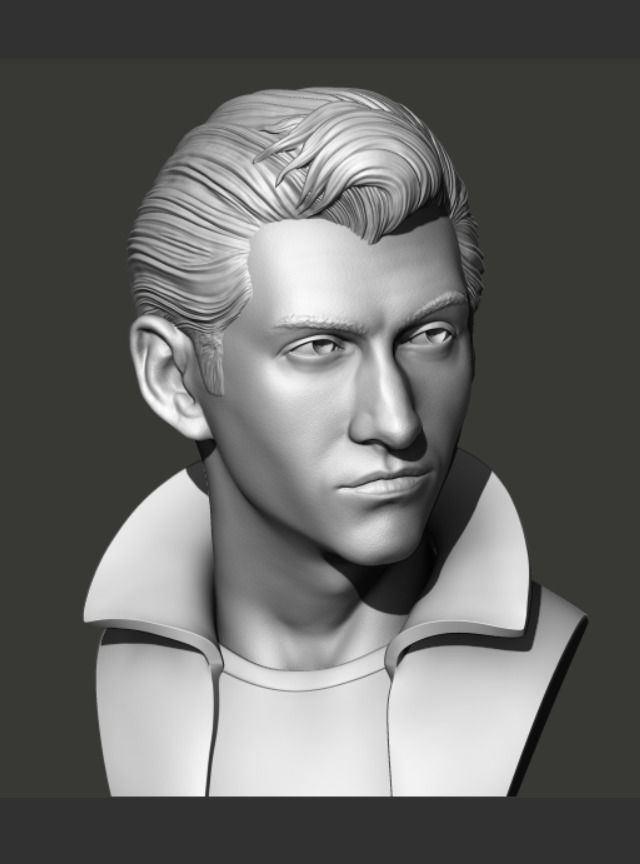 Alex Turner Bust 3D print model_5