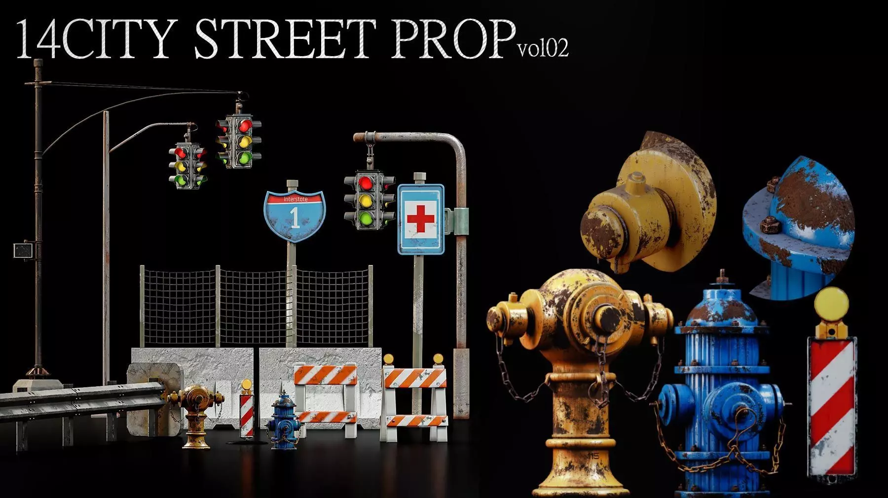 14 Street props-vol02 3D model_0